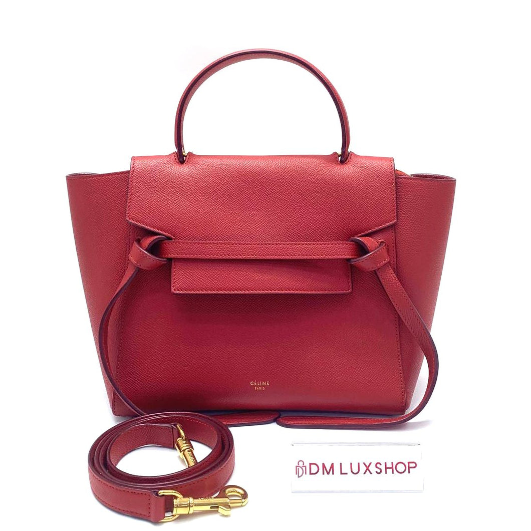 Celine Red Belt Bag