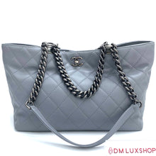 Load image into Gallery viewer, Chanel Timeless Classic Grey Tote, Serial 20
