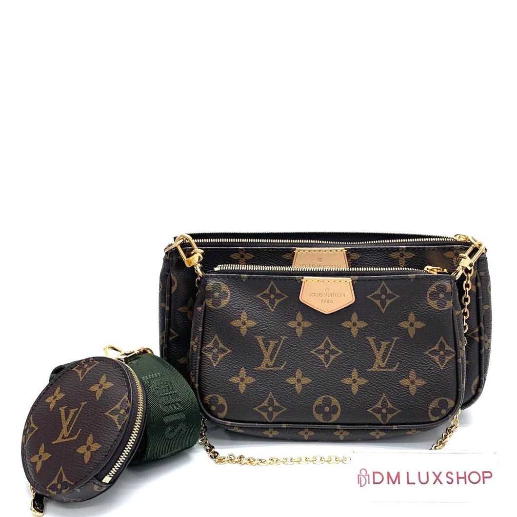 LV Monogram Multi Pochette Khaki Strap