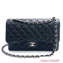 Load image into Gallery viewer, Chanel Black Caviar Jumbo SHW, Serial: 14
