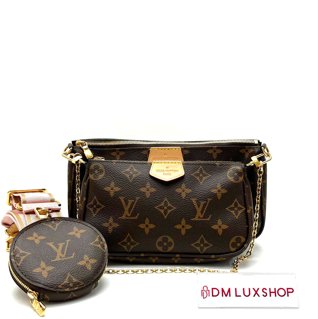 LV Multi Pochette Pink Strap