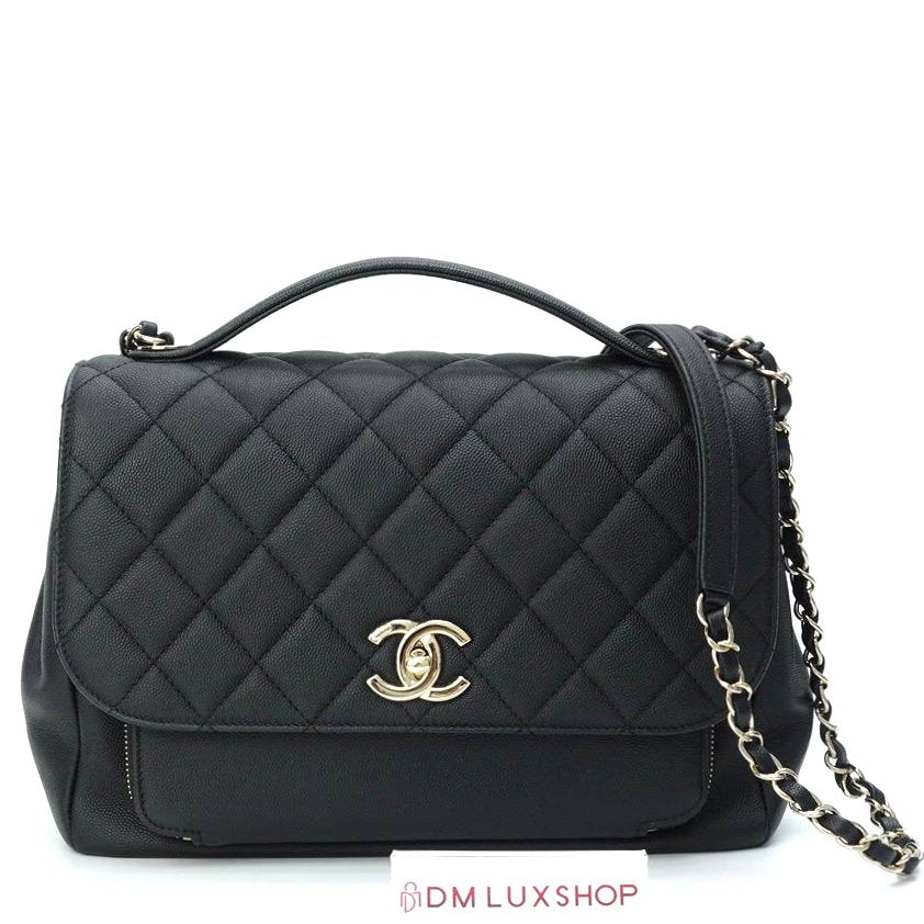 Chanel Black Caviar Large Affinity (Serial 28, Year 2019)