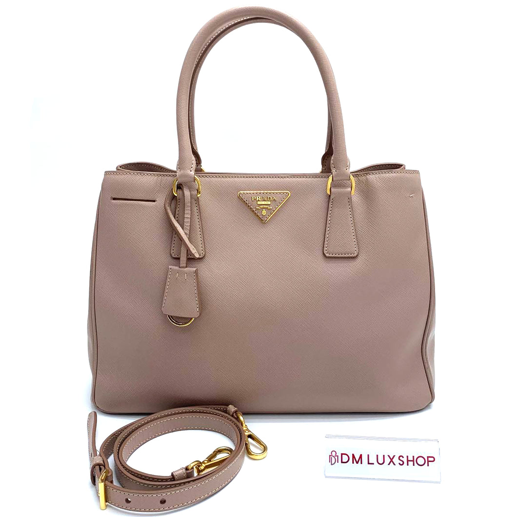 Prada Beige Saffiano Tote