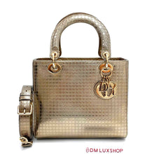 Load image into Gallery viewer, Dior Lady Dior Medium GHW Champagne
