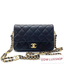 Load image into Gallery viewer, Chanel 23C Black Neon CC You Flap Bag GHW (Microchip)
