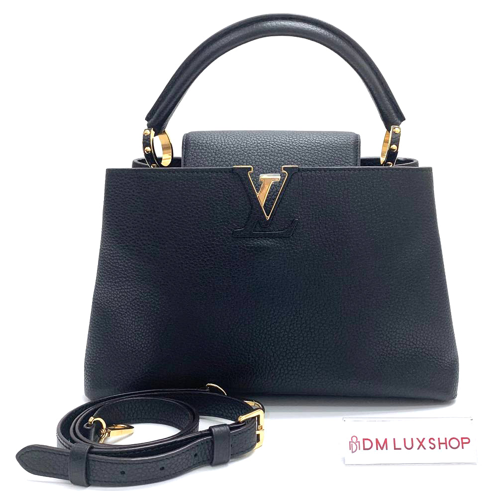 LV Capucines MM Black