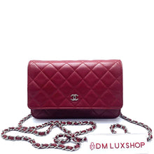 Load image into Gallery viewer, Chanel Red WOC Lambskin (Serial 19, Year 2014)
