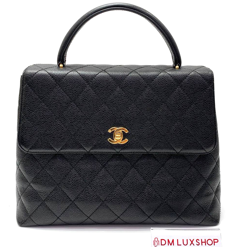 Chanel Black Caviar Kelly GHW, Serial 6