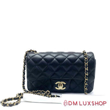 Load image into Gallery viewer, Chanel Black 24K Mini CF GHW (Microchip)
