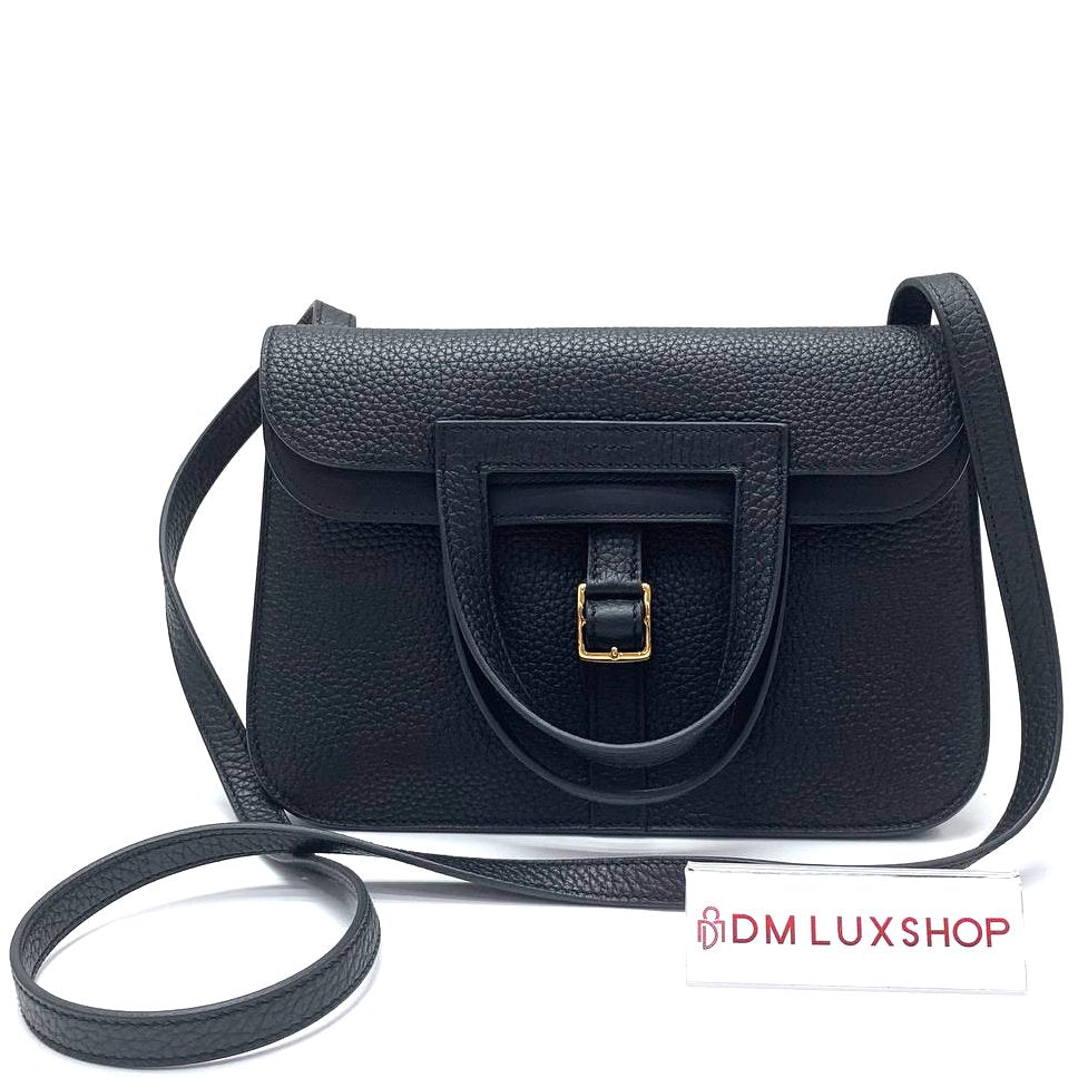 Hermes Halzan 25 Noir GHW, Stamp B