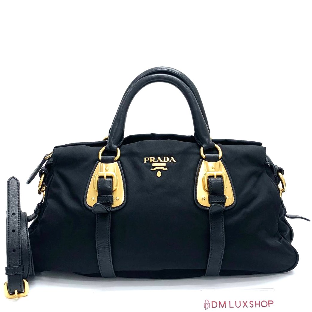 Prada Black Nylon Tote Bag