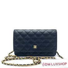 Load image into Gallery viewer, Chanel Black Caviar CF WOC (Microchip)
