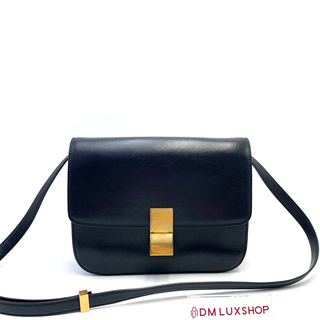 Celine Box Medium Navy Blue