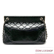 Load image into Gallery viewer, Chanel Black Python 18K Flap Bag (Serial 26, Year 2018)
