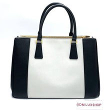 Load image into Gallery viewer, Prada Bicolour Saffiano Double Zip Tote Bag
