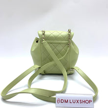 Load image into Gallery viewer, Chanel 23C Apple Green Duma Backpack (Microchip)
