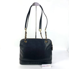 Load image into Gallery viewer, Chanel Black Caviar Zip Tote GHW, Serial 4
