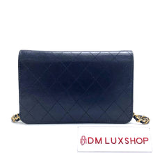 Load image into Gallery viewer, Chanel Navy Blue Golden CC WOC, Serial 26
