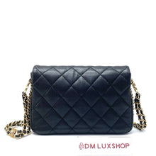 Load image into Gallery viewer, Chanel 23C Black Neon CC You Flap Bag GHW (Microchip)
