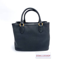 Load image into Gallery viewer, Prada Black Canvas Logo Bow Tote
