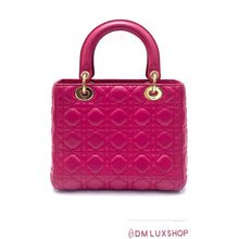 Load image into Gallery viewer, Dior Lady Dior Pink Red Medium
