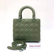 Load image into Gallery viewer, Dior Lady Dior Medium Matte Green
