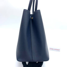 Load image into Gallery viewer, Prada Navy Blue Saffiano Tote Bag
