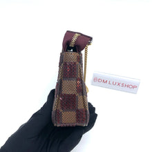 Load image into Gallery viewer, LV Mini Pochette Accessories Red Damier Paillettes
