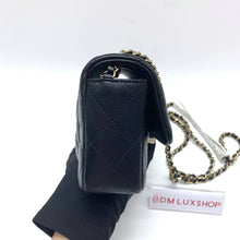 Load image into Gallery viewer, Chanel Black 24K Mini CF GHW (Microchip)
