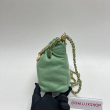 Load image into Gallery viewer, Chanel 23P Green Bucket Sling Bag
