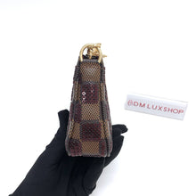 Load image into Gallery viewer, LV Mini Pochette Accessories Red Damier Paillettes
