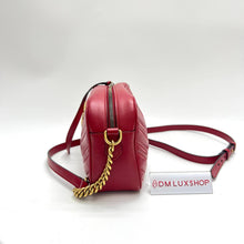 Load image into Gallery viewer, Gucci Red Marmont Camera Bag
