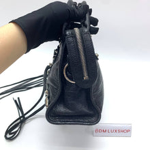 Load image into Gallery viewer, Balenciaga Black Mini City Bag
