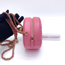 Load image into Gallery viewer, Chanel 20S Pink Round Pearl Clutch with Chain GHW (Serial 29, Year 2019)
