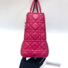 Load image into Gallery viewer, Dior Lady Dior Pink Red Medium
