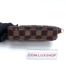 Load image into Gallery viewer, LV Mini Pochette Accessories Red Damier Paillettes
