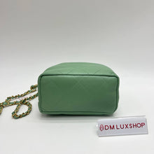 Load image into Gallery viewer, Chanel 23P Green Bucket Sling Bag
