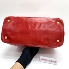 Load image into Gallery viewer, Prada Red Leather Tote Bag with Strap
