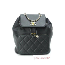 Load image into Gallery viewer, Chanel Black Caviar Business Affinity Backpack Serial 26
