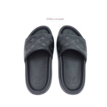 Load image into Gallery viewer, LV Monogram Eclipse Waterfront Mule
