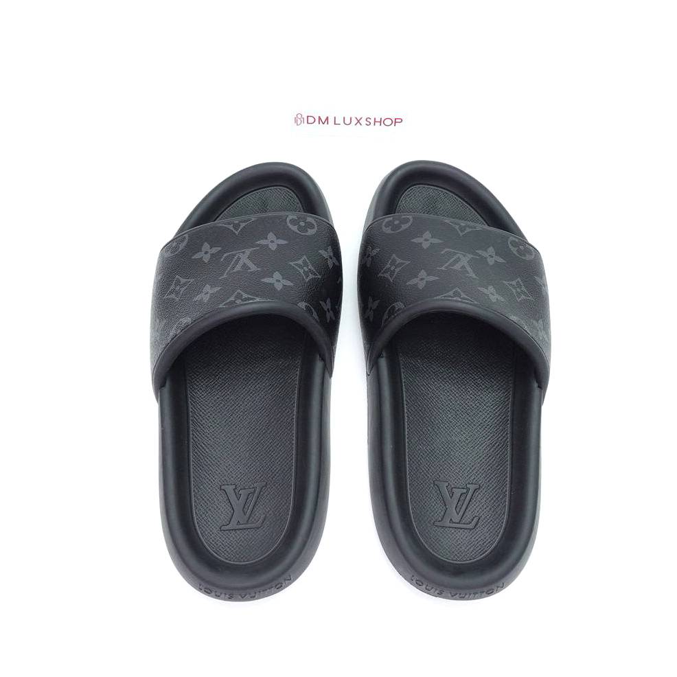 LV Monogram Eclipse Waterfront Mule