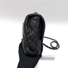 Load image into Gallery viewer, Chanel Timeless Mini Flap Bag Black Caviar SHW Serial 18
