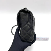 Load image into Gallery viewer, Chanel Timeless Mini Flap Bag Black Caviar SHW Serial 18
