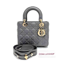 Load image into Gallery viewer, Lady Dior Small Grey GHW
