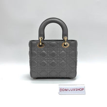 Load image into Gallery viewer, Lady Dior Small Grey GHW
