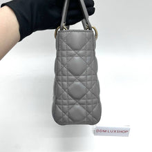 Load image into Gallery viewer, Lady Dior Small Grey GHW
