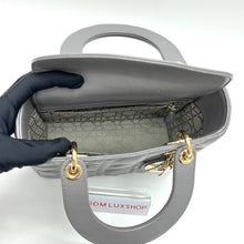 Load image into Gallery viewer, Lady Dior Small Grey GHW
