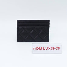 Load image into Gallery viewer, Chanel 25P Black Caviar Cardholder SHW (Microchip)
