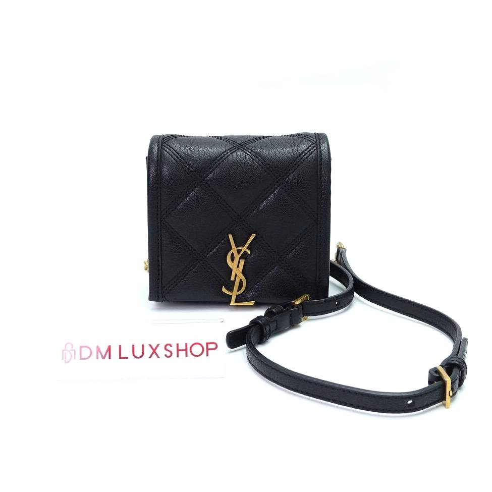 YSL Black Baby Becky Belt Bag