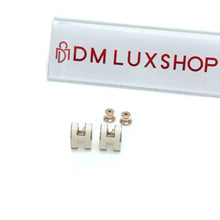 Load image into Gallery viewer, Hermes White Pop H Earring
